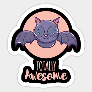 Totally Awesome Fledermaus Sticker